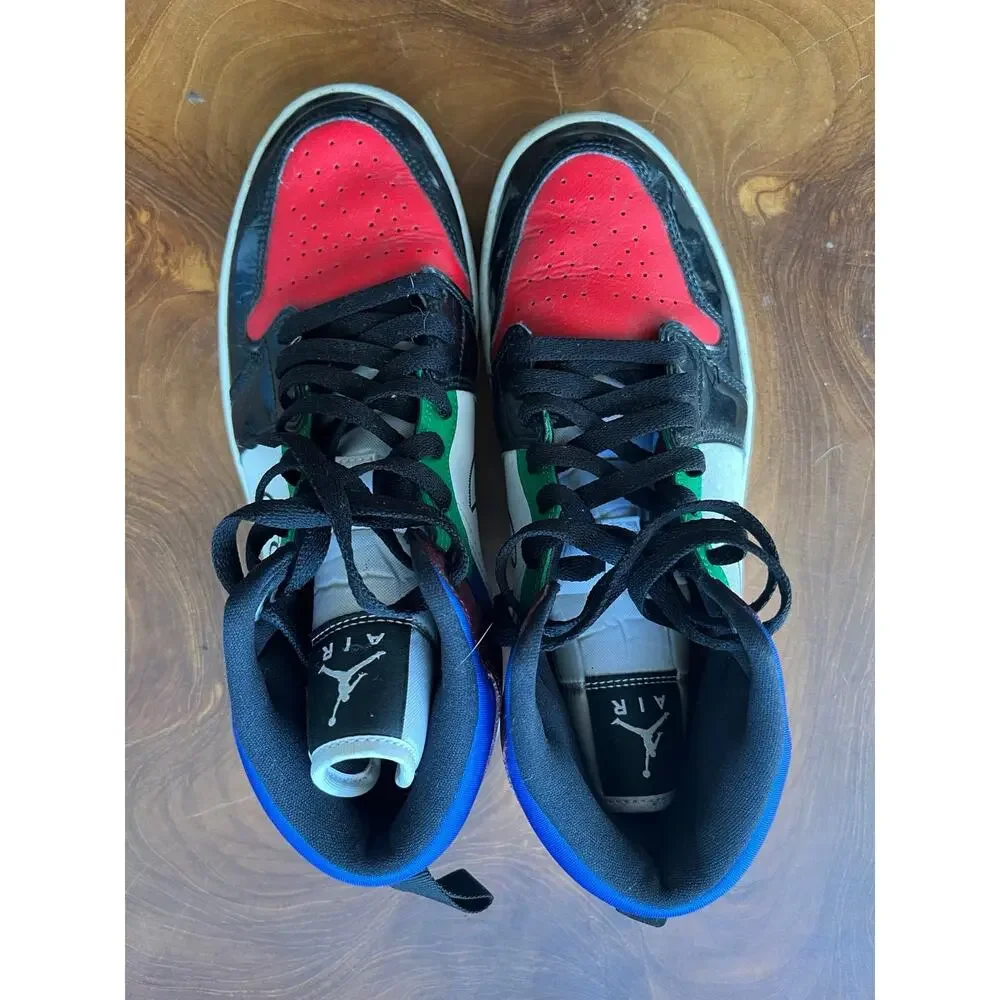 Jordan Air Jordan 1 Mid Multicolor Athletic Sneakers 9 women - Picture 2 of 6
